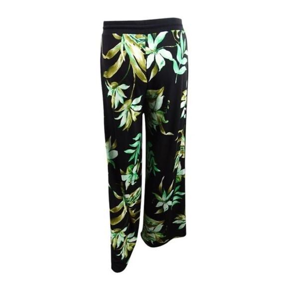 ✨ HP✨Lauren by Ralph Lauren Women's Wide-Leg Tropical-Print Jersey Pants✨ - Picture 3 of 5